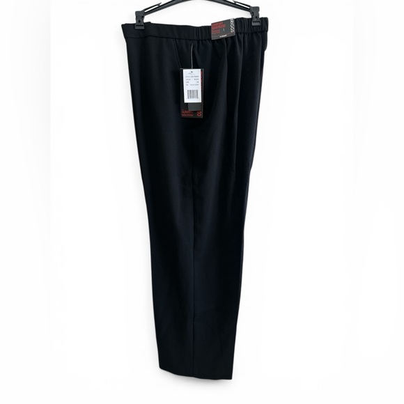 Briggs New York Pants - Briggs Black Dress Pants Size 14 Short Comfort Waistband Slimming Solution NWT